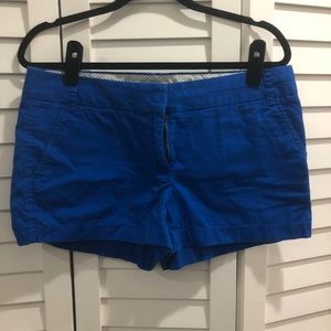Jcrew blue chino shorts